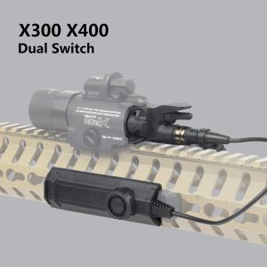 Lampe de poche tactique SureFire X300 X400 Ultra XH35 pour armes, télécommande, double fonction, interrupteur, lumière de chasse, contrôle momentané Constant