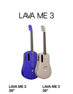 Prenez feu guitare folk intelligente LAVA ME 3 instrument de musique en fibre de carbone débutants garçons et filles voyage spécial authentique