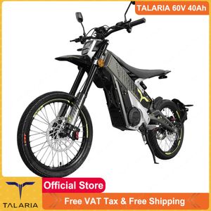 Talaria XXX Véhicule tout-terrain électrique Vélo tout-terrain électrique 60V 40Ah Vitesse de la batterie 75km/h Puissance de crête 5000W Couple supérieur 233N.m 100km Kilométrage