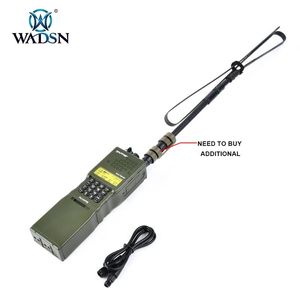 Talkie WADSN Táctico Militar Softair Army Radio PRC148 Caja de radio ficticia Paquete de antena Talkie Walkie PRC152 Modelo de interfono