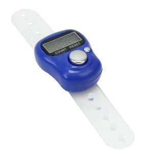 Tally Digital Counter Timer Mini Hold Hold Band LCD Screen Finger Dinger Electronic Hand Ring LL