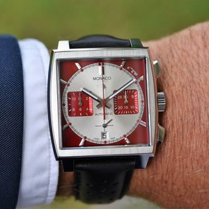 Cronógrafo de calibre Monaco Monaco original 1989-1999 Relojes de edición limitada Vigilatorio de lujo de diseño de alta calidad para hombres Montre de Luxe Dhgate NUEVO