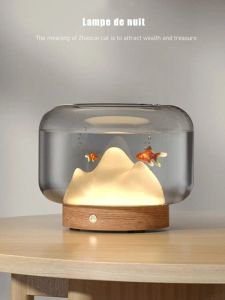 Tanks Réservoir de Poissons en Verre créatif Mini Bol Transparent pour Poisson Rumble doré Mignon décoration de la Maison pour Salon Base d'aquarium Transparente