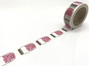 Tape 2291 Nouveau motif jiataihe washi bande d'impression colorée