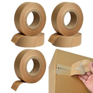 Cinta 5 rolls sellado writable auto adhesivo envío móvil envasado de papel reciclable envoltura envoltura de regalo para caja de cartón