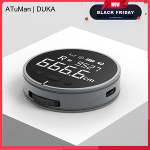 Tape Measures DUKA ATuMan Little Q Electric Ruler Distance Meter HD LCD Screen Measure Tools Rechargeable 221128