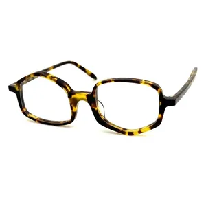 TART YH302 Eteclases ópticos para hombres Mujeres Retro diseñador de la hoja de moda marco de acetato detallado estilo alienígena placa de lente de luz anti-blue con caja