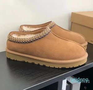 Zapatillas Tasman Australia Botas de diseñador Zapatilla Tazz de lujo Hombres Mujeres Nieve Mini Tobillo Moda corta Marea cortaviento Granate Gris Negro