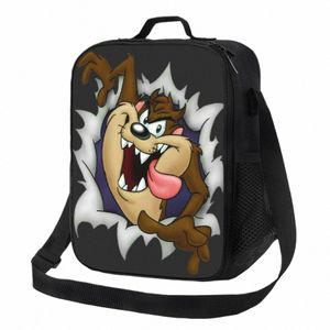 Sac à lunch isolé du diable de Tasmanie pour les femmes Taz Carto Comic Thermal Cooler Bento Box Enfants École Enfants N0NQ #