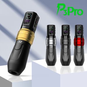 Tattoo Machine EZ P3 Pro Wireless Battery Pen Adjustable Stroke Length Rotary OLED Digital Display Portable Power 230728