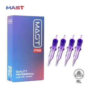 Tattoo Needles 20Pcs Mast PRO RL Tattoo Cartridge Needles Sterile Permanent Makeup Machine Rotary Pen DragonHawk Round Liner Cartridge Needles 230612