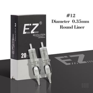 Tattoo Needles EZ Revolution Cartridge # 12 035mm Round Linner RC1201RL RC1203RL RC1205RL RC1207RL RC1209RL 111418RL 20 PCSLOT 221121