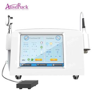 Libre de impuestos Microneedle Fractional RF Micro Needle Skin Tightening Máquina de eliminación de cicatrices antiarrugas MRF SRF Cooling Cryo Heat Handle Machine