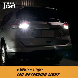 TCART T15 LED Reverso para Nissan X-Trail T32 2014 2016 2017 2018 LED Canbus de respaldo ACCESI con luces de la lámpara trasera de la lámpara trasera