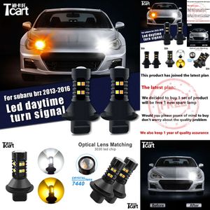 TCART T20 7440 Bulbes pour Subaru BRZ 2013 2014 2015 2016 WY21W Switchback LED DRL Turn Signal Light