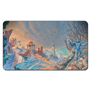 TCG Playmat Magic Board Game Playmat: KARN URZA PANORAMA 60*35cm size Table Mat