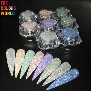 TCT-715 Cristal Diamant Réfléchissant Flash Ongles Glitter Décoration Manucure Tumbler DIY Résine Artisanat Festival Accessoires Fournisseur 240202