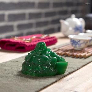 Tea Pets cambian de color, estatua de Buda para mascotas, estatuilla Fengshui, adorno artesanal, decoración del hogar