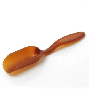 Tea Scoops Multi -Purpose Retro Style 1 PPCS Amber Chinese Spoons Plastic Nice Gift Kitchen Herramients Accesorios Green Scoop 23 60 150 mm