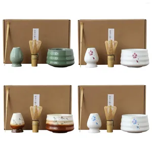 Ensembles de voiles de thé Ensemble de match japonais accessoires de thé