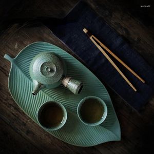 Juegos de teteras Juego de té Stoare Retro para el hogar, una Tetera, Dos Tazas con Bandeja, cerámica Simple de Estilo japonés de 4 Piezas para 2 Personas