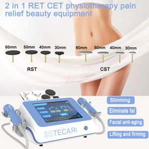 Tecar Therapy Monopolar RF Diathermy RET CET Face Lift Skin Tightening Pain Relief Physiotherapy Fat Burning Machine
