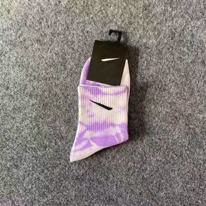 Tech Fleece Tie-Dye Hommes Bas Chaussettes Designer Mode Colorée Athlétique Lettre Bas En Gros Femmes Hommes Bas Pur coton longue poignée homme polo chaussette