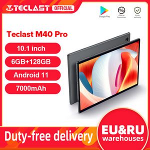 Teclast M40 Pro 10.1 ''tablette 1920x1200 6 go RAM 128 go ROM UNISOC T618 Octa Core Android 11 4G réseau double Wifi