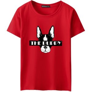 Camisetas Hombre Verano Moda Quincena Hombres Camiseta Manga corta Impresión divertida Animal Dibujos animados Perro Casual Cool T Shirt Homme 5XL 210518