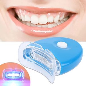 Dents blanchisseur LED Light Dentage blanchissant bleu Light UV Light Laser Lampe laser Tool dentaire Beauty Health Aucune sensibilité Batterie alimentée 240429