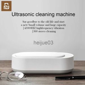 Blanqueamiento dental Xiaomi Youpin Máquina de limpieza Vibración de alta frecuencia 45000HZ Limpiador Lavado Joyas Gafas Maquillaje Cepillos Correa de reloj Limpiar x0714