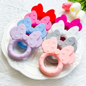 TEEthers Toys 5/10PC SilICONe DEEther HEAD Animal Food Grade SilICONe Dentición Juguetes para dientes Tiny Rod Baby TEEther Gift 230919