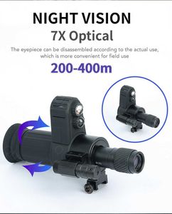 Jumelles de télescope Cross Cursor Instrument de vision nocturne Infrarouge HD SearchTescope Set Vising At Night Vision Hunting Goggs HKD230627