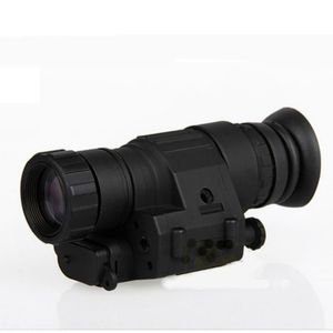 Jumelles de télescope PVS-14 Militaire IR Vision nocturne numérique Optique monoculaire Montage sur fusil / Visée de tête pour le tir de chasse