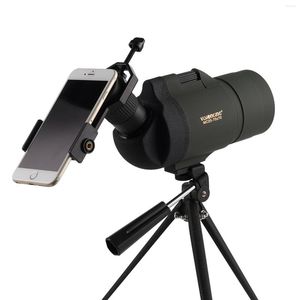 Telescopio Visionking 25-75x70 telescopio Zoom impermeable HD caza observación de aves Monocular con soporte para teléfono móvil