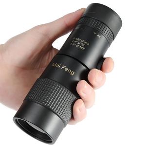 Telescopios Maifeng Potente 840X40 Telescopio monocular profesional con alto zoom Portátil para acampar Caza Lll Binoculares de visión nocturna HD 231018