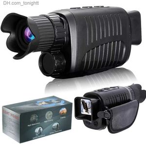 Telescopes Monocular Night Vision For Hunting Telescope Professional 1080P HD Infrared 5x Digital Light Zoom Outdoor Survival Equipment Q230907