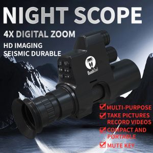 Télescopes Twilight Digital Vision Night Vision Scope Clip monoculaire sur le caméscope infrarouge Ajouter l'attachement pour la chasse à l'extérieur