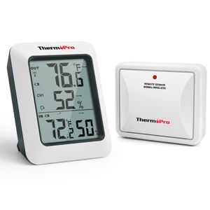 Instruments de température ThermoPro TP60C 60M sans fil numérique intérieur extérieur thermomètre hygromètre Station météo pour la maison 230809