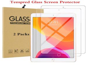 Verre trempé pour iPad 102 2019 protecteur d'écran pour iPad 7 7e génération A2232 protecteur de tablette Glass9085179