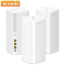 Tenda AX3000 WiFi6 Mesh System EMMX12 Router WiFi sans fil jusqu'à 7000 pieds carrés WiFi Extender WiFi 6 240424