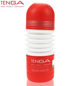 Tenga Rolling Head Male Masturbator Cup Edition Standard Silicon Pussy Simulate Vagina Sex Products For Men Sex Toys TOC103 Q1701316844