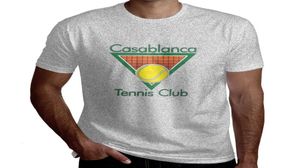 Tenis un club impreso Cato Short Mouwen Men Camiseta Black White Barato Casual7220799