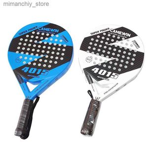Raquettes de tennis 2021 nouveau 1pc raquette de Tennis Padel fibre de carbone grain visage Eva Mory mousse noyau Padd Sport de plein air professionnel adulte jeu Q231109