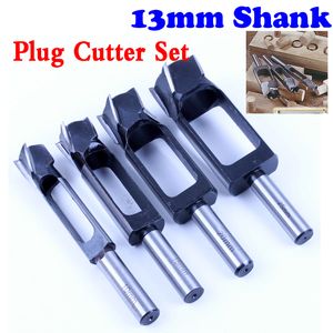 Tenon Dowel Plug Cutter Tenon Maker Tapered Snug Plug Cutters Cuchillo de acero Cork Carpintería Herramienta de perforación