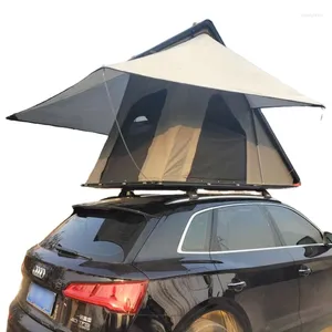 Tentes et abris 2024 Camping en plein air Up pliable véhicule à coque rigide ouvert toit de voiture tente boîte toit rigide toit