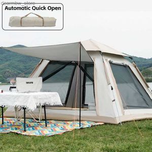 Tentes et abris 5-8 personne en plein air automatique de tente ouverte rapide Rainfly étanche de camping tente de camping