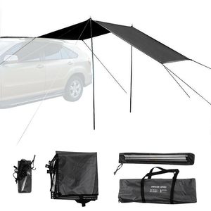 Tiendas de campaña y refugios Auto Canopy Tent Roof Top para SUV Coche Camping al aire libre Viaje Playa Sol Sombra
