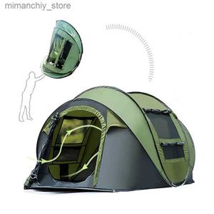 Tentes et abris Tente à ouverture rapide automatique 3-4 personnes Tente de camping étanche Camping Maison Tente extérieure Randonnée Q231117