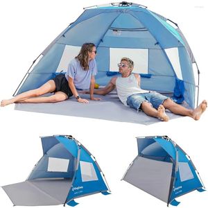 Tiendas de campaña y refugios Tienda de playa Up Shade 10s Easy Set Portable Canopy Sun Shelter para 3-4 personas Instantáneo ligero